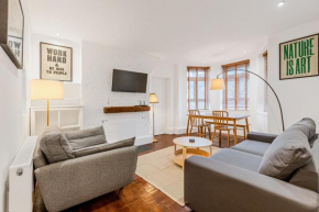 Lovely 3BR flat w parking, 10min Homerton Station